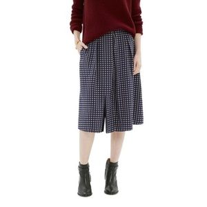 Madewell Silk Midi Skirt in Ascott Grid